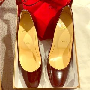 Christian Louboutin Maroon Pumps